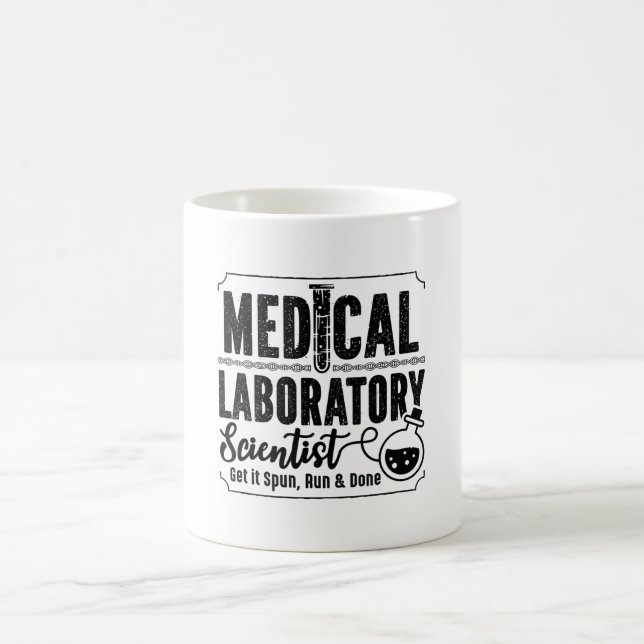 Labortechniker Medizinischer Laborwissenschaftler Kaffeetasse (Mittel)