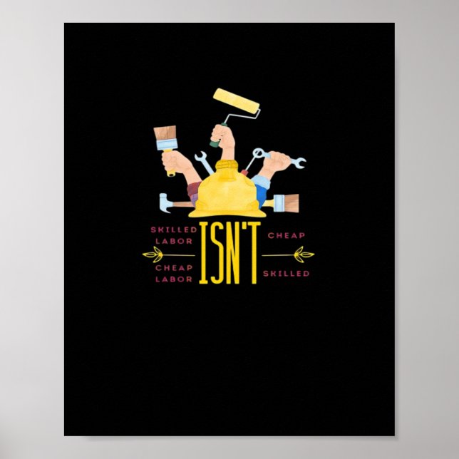 Labour Art Design Classic - Qualifizierte Arbeit i Poster (Vorne)