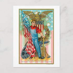 Labour Day Souvenir Postkarte