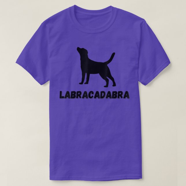 Labracadabra Black Labrador Labrador Retriever Dog T-Shirt (Design vorne)