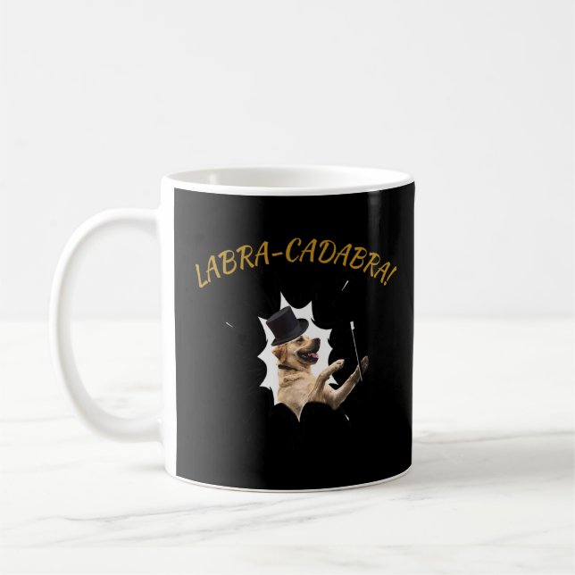 Labracadabra! Labrador Retriever Pub Kaffeetasse (Links)