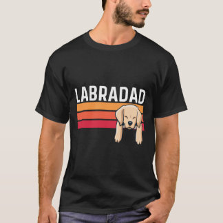 Labradad labrador hunde dad Herren gelbe Labrador  T-Shirt