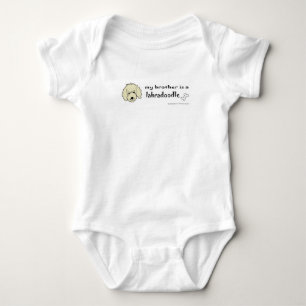 labradoodell baby strampler