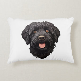 Labradoodle Black Dog Dekokissen