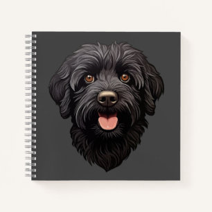 Labradoodle Black Dog Notizbuch