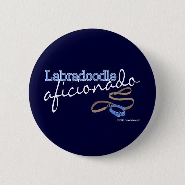 Labradoodle Button (Vorderseite)
