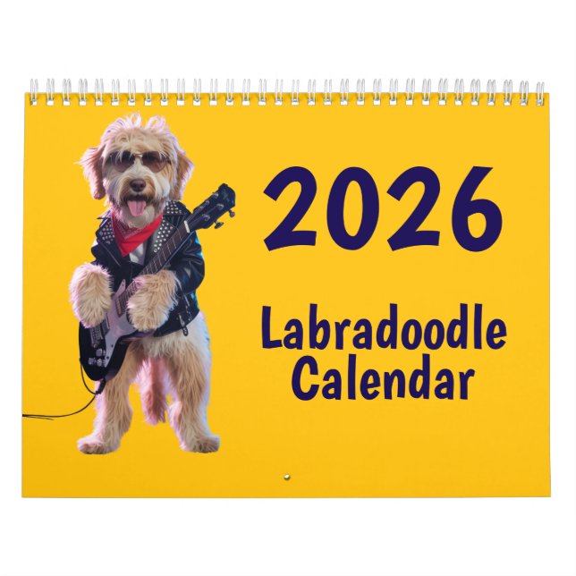 Labradoodle Calendar Kalender (Titelbild)