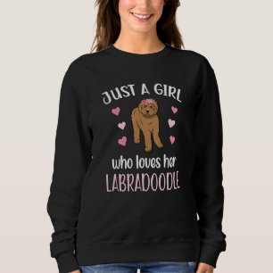 Labradoodle Dog Girl Hund Lover Labradoodle Mama Sweatshirt