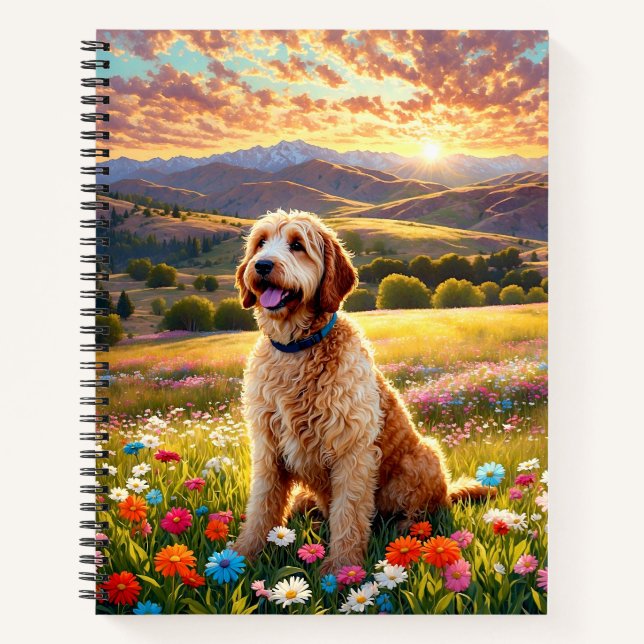 Labradoodle dog notizbuch (Vorderseite)