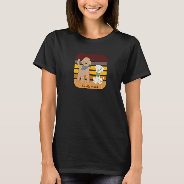 Labradoodle Doodle Vibes T-Shirt (Vorderseite)