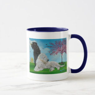Labradoodle Frühling Tasse