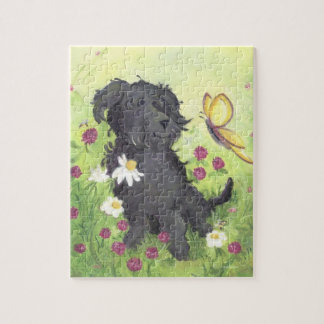 Labradoodle Gekritzel-Hund/Puzzlespiel Puzzle