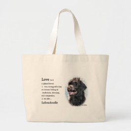 Labradoodle-Geschenke Jumbo Stoffbeutel