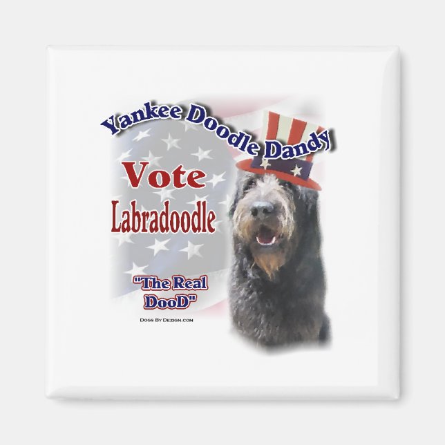 Labradoodle-Geschenke Magnet (Vorne)