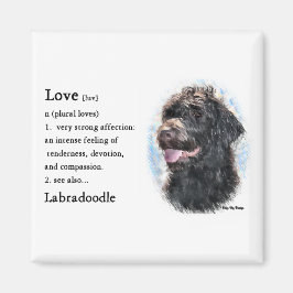 Labradoodle-Geschenke Magnet