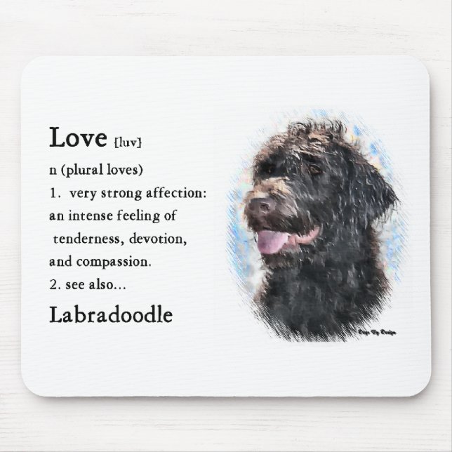 Labradoodle-Geschenke Mousepad (Vorne)