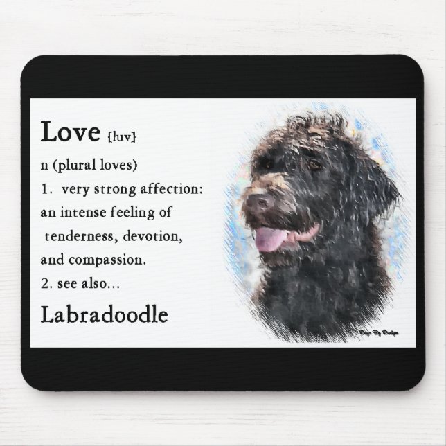 Labradoodle-Geschenke Mousepad (Vorne)