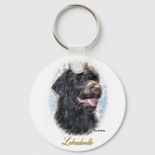 Labradoodle-Geschenke Schlüsselanhänger