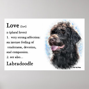 Labradoodle gibt Kunstdrucke Poster