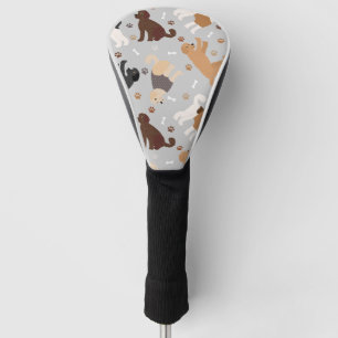 Labradoodle/Goldendoodle Knochen und Paare Golf Headcover