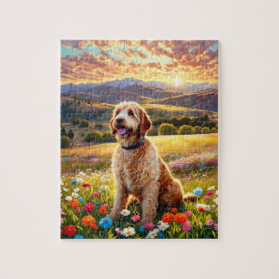 Labradoodle-Hund Puzzle