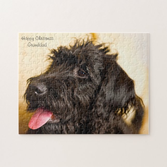 Labradoodle Hund. Puzzle (Horizontal)