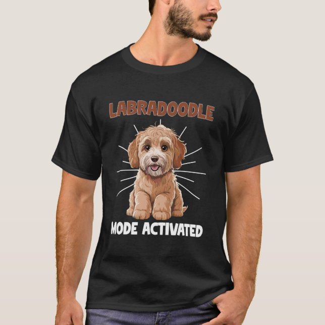 Labradoodle-Hund T-Shirt (Vorderseite)