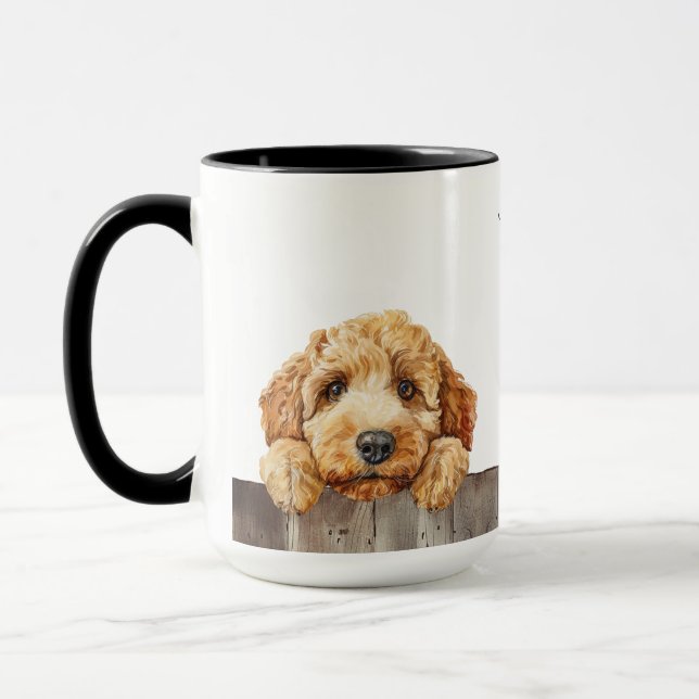 Labradoodle Hund Tasse (Links)