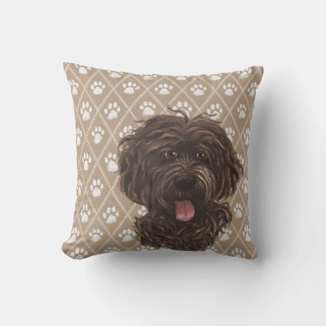 Labradoodle Hundekissen/Labradoodle Liebe Kissen (Vorderseite)