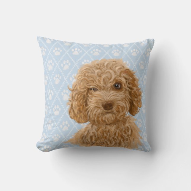 Labradoodle Hundekissen/Labradoodle Liebe Kissen (Vorderseite)