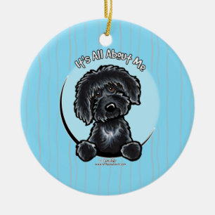 Labradoodle IAAM Karibische Meere Keramikornament