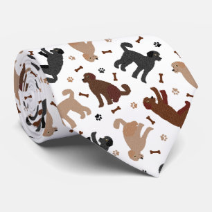Labradoodle Knochen und Paare Krawatte