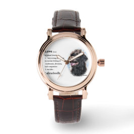 Labradoodle-Liebe ist Geschenke Armbanduhr