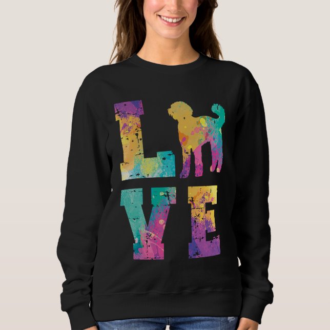 Labradoodle Love Sweatshirt (Vorderseite)