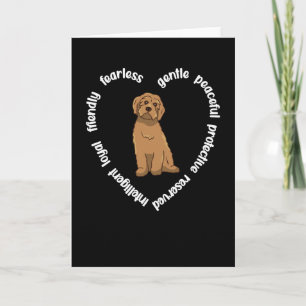 Labradoodle Lover Dog Mama Vater Labradoodle Eigen Karte