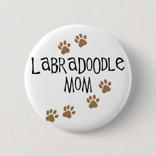 Labradoodle Mama Button