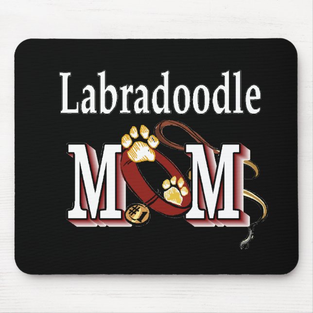 Labradoodle-MAMA Mousepad (Vorne)