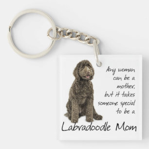 Labradoodle Mama-Schlüsselanhänger Schlüsselanhänger