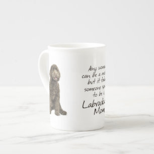 Labradoodle Mama-Tasse Prozellantasse