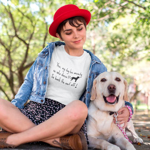 Labradoodle Mein Hund Angst Wucht aus T-Shirt