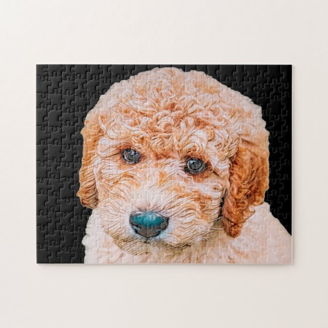 Labradoodle Puppy Puzzle (Horizontal)