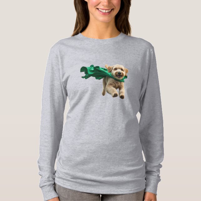 Labradoodle Superhero T-Shirt (Vorderseite)