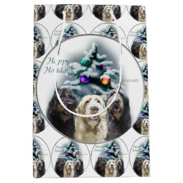 Labradoodle Trio Christmas Mittlere Geschenktüte