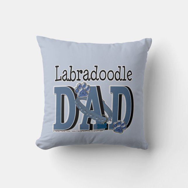 LabraDoodle VATER Kissen (Vorderseite)