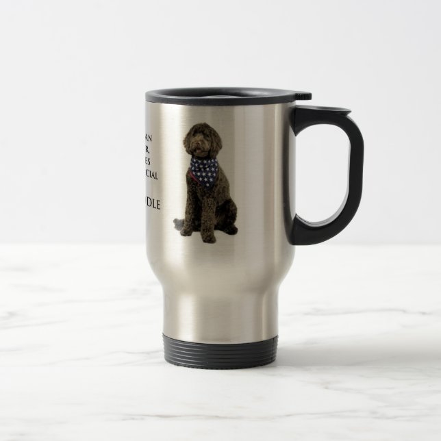 Labradoodle Vater-Tasse Reisebecher (Rechts)