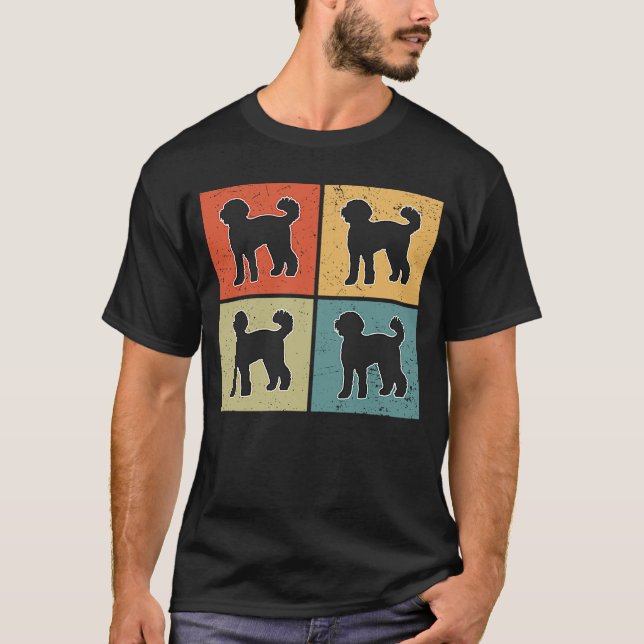 Labradoodle Vintage  4 T-Shirt (Vorderseite)