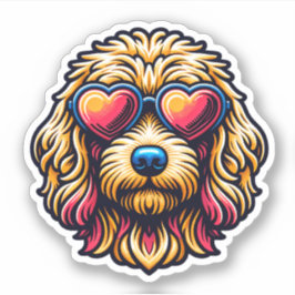 Labradoodle Vinyl Docker Aufkleber