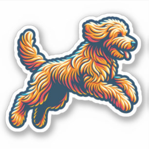 Labradoodle Vinyl Docker Aufkleber