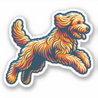 Labradoodle Vinyl Docker Aufkleber