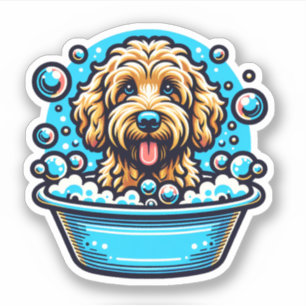 Labradoodle Vinyl Docker Aufkleber